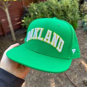 💚💛🧢MLB Oakland A’s Athletics Fitted Hat Fanatics 7 5/8 Cooperstown Classic🏟️⚾️